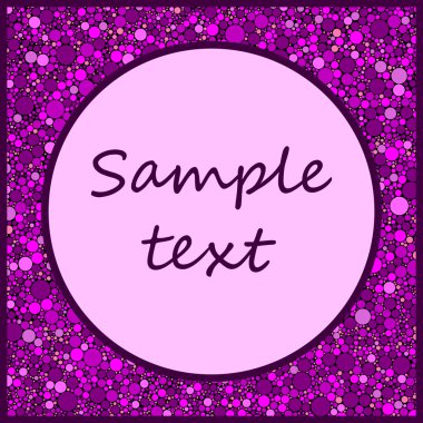 Polka dot tebrik kartı arka plan