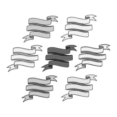 Vintage şerit Banner koymak