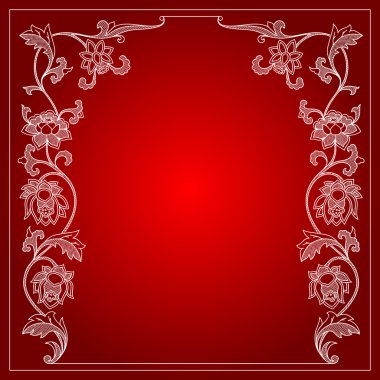 vektör vintage kenarlık çerçevesi