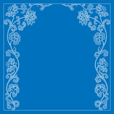 vektör vintage kenarlık çerçevesi