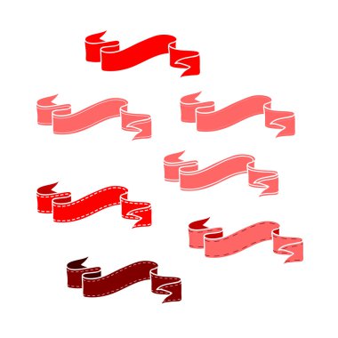 Vintage şerit Banner koymak