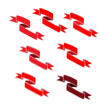 Vintage şerit Banner koymak