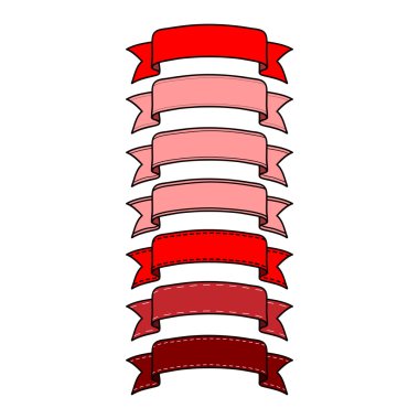 Vintage şerit Banner koymak