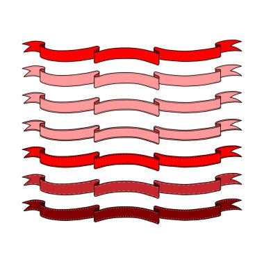 Vintage şerit Banner koymak