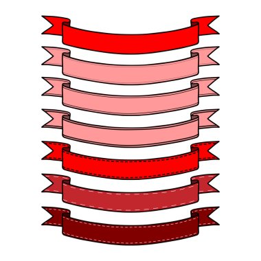 Vintage şerit Banner koymak