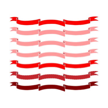 Vintage şerit Banner koymak