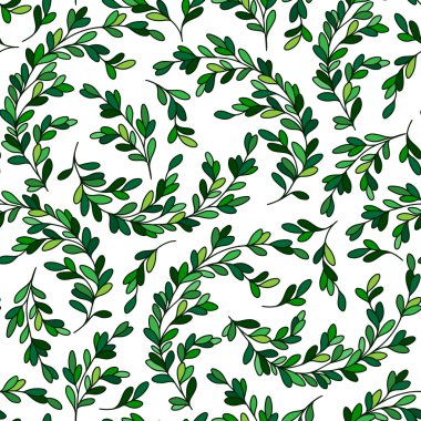 Yaprak desenli. Seamless modeli