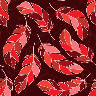 Dikişsiz desen eşarplı vektör el çekilmiş