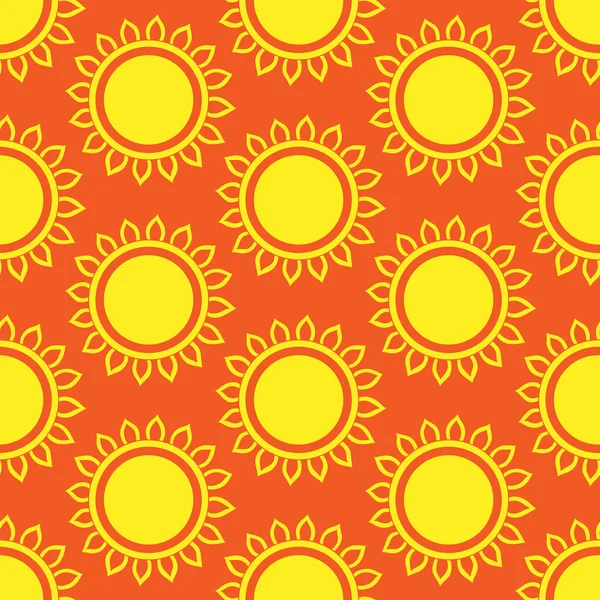 Retro  seamless pattern with suns. Retro seamless patterns set. — Stock Vector