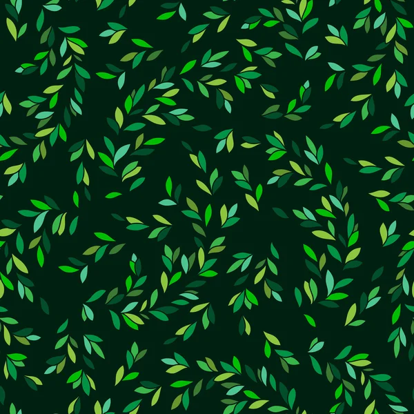 Leaf pattern. Seamless pattern — Stock Vector