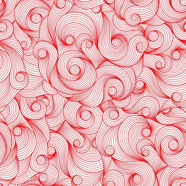 Doodle fondo sin costuras. Dibujado a mano — Vector de stock