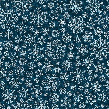 Noel sorunsuz doodle desen kar taneleri ile