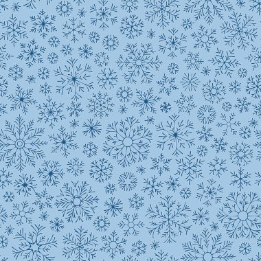 Noel sorunsuz doodle desen kar taneleri ile