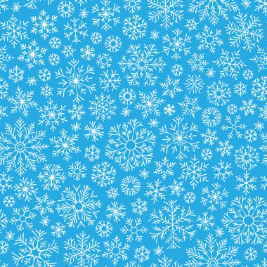 Noel sorunsuz doodle desen kar taneleri ile