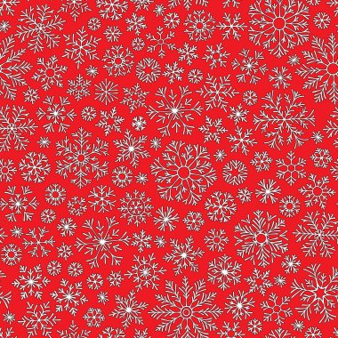 Noel sorunsuz doodle desen kar taneleri ile