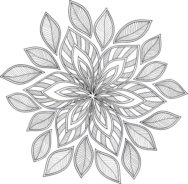 Henna paisley mehndi doodles design tribal design element — 스톡 벡터