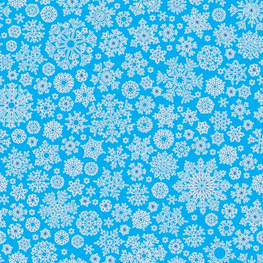 Noel sorunsuz doodle desen kar taneleri ile