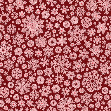 Noel sorunsuz doodle desen kar taneleri ile