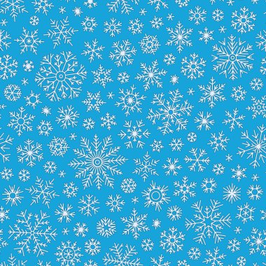 Noel sorunsuz doodle desen kar taneleri ile