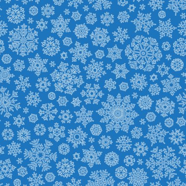 Noel sorunsuz doodle desen kar taneleri ile