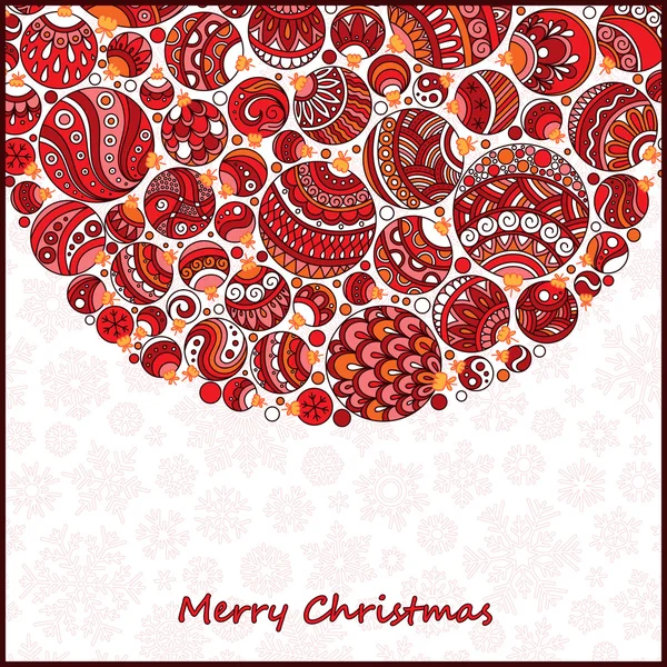 Fond de Noël rétro — Image vectorielle