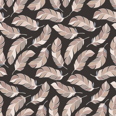 Dikişsiz desen eşarplı vektör el çekilmiş