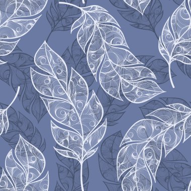 Dikişsiz desen eşarplı vektör el çekilmiş