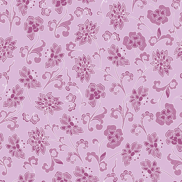 Nahtlose Vintage floralen Hintergrund — Stockvektor