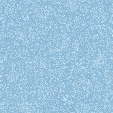 Noel topları ile sorunsuz Noel arka plan.