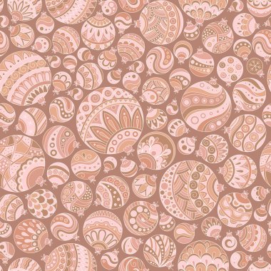 Noel topları ile sorunsuz Noel arka plan.