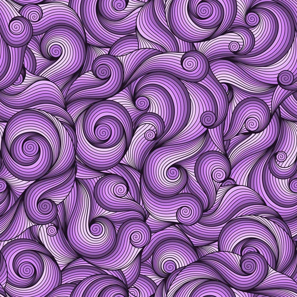 Doodle violet seamless background