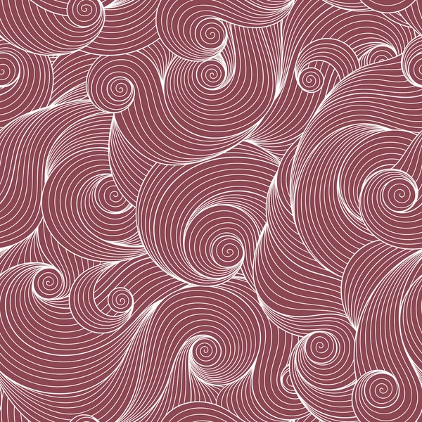 Sin costura asiático étnico floral retro doodle fondo patrón en — Archivo Imágenes Vectoriales