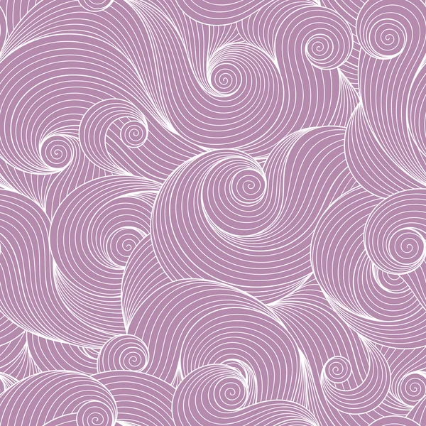 Doodle violetten nahtlosen Hintergrund — Stockvektor