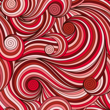 Sorunsuz Asya etnik çiçek retro doodle arka plan deseni 