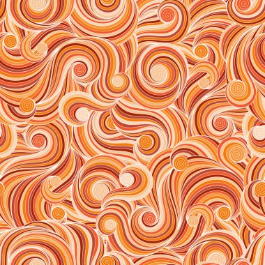 Sorunsuz Asya etnik çiçek retro doodle arka plan deseni 