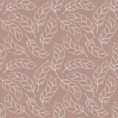  Dikişsiz desen eşarplı vektör el çekilmiş