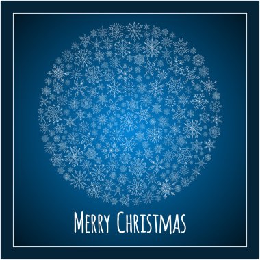 Noel kartı güzel olarak retro tarzı Noel ball 