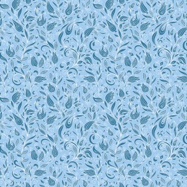 Kına Mehndi dövme çiçek karalamalar Seamless Modeli