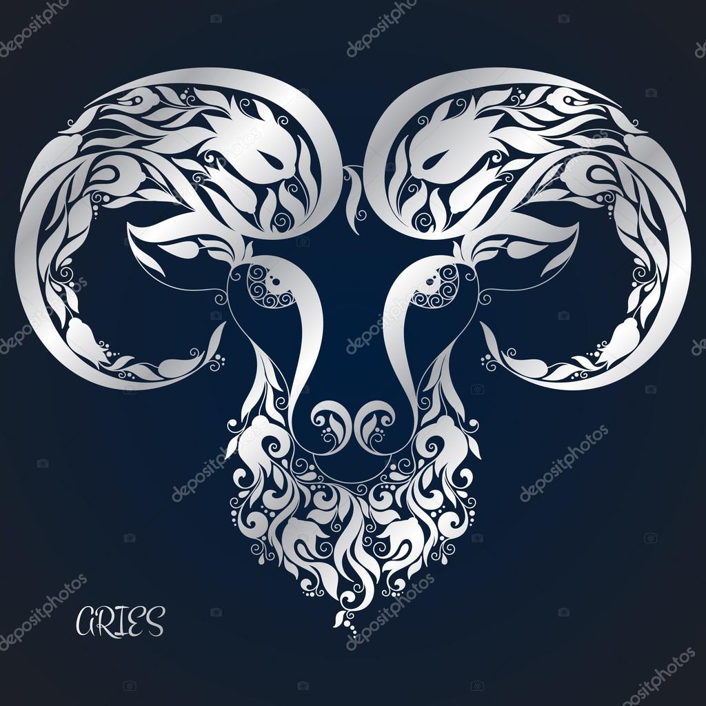 Aries. Astrology Zodiac sign. Vector zodiac. Hand drawn style.