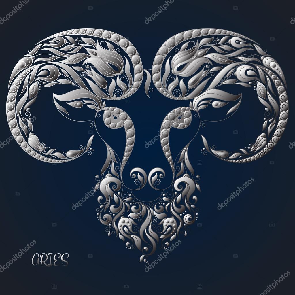 Aries. Astrology Zodiac sign. Vector zodiac. Hand drawn style.