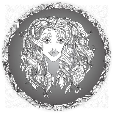 Zodyak işareti virgo.