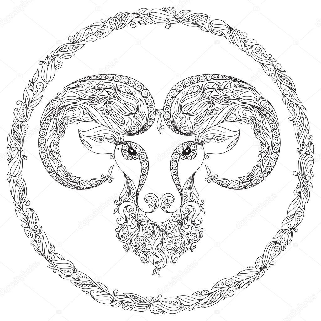 Featured image of post Zodiac Coloring Pages Aries They can enhance confidence calm restless energy empower strength and so much more