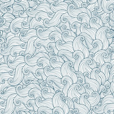 Elle çizilmiş kesintisiz dalga arka plan.