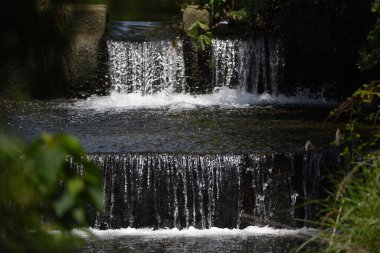 Doğal Soyut Arkaplan / Su Sıçratma Akımı.