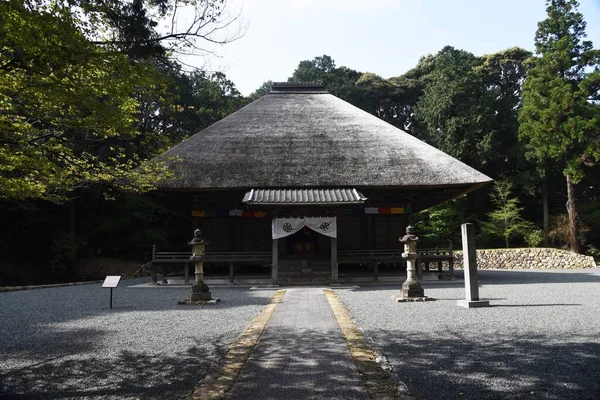 Uma Cena Dos Recintos Templo Japonês Honkoji Temple Kosai City — Fotografia de Stock