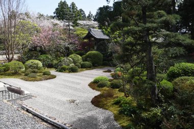 Japonya 'daki ünlü turistik merkezler Zen tapınağı' Ryotanji '. Hamamatsu, Shizuoka.