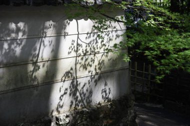 Japonya 'daki ünlü turistik merkezler Zen tapınağı' Ryotanji '. Hamamatsu, Shizuoka.