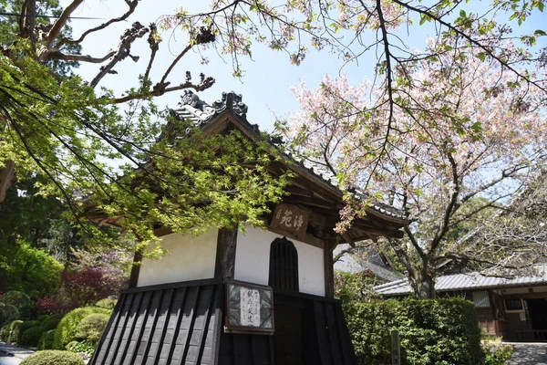 日本著名旅游胜地禅寺 良田寺 — 图库照片