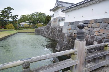 Odawara City 'deki Odawara Şatosu / Odawara Şatosu, Kanagawa Bölgesi, Japonya