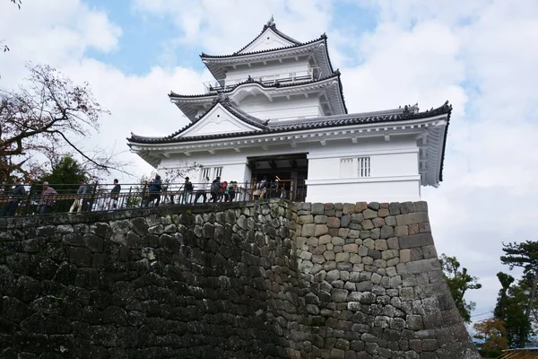 Visita Guidata Del Castello Giapponese Castello Odawara Nella Città Odawara — Foto Stock